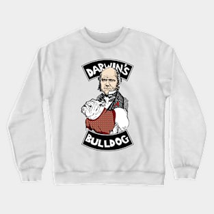 DARWIN'S ACTUAL BULLDOG by Tai's Tees Crewneck Sweatshirt